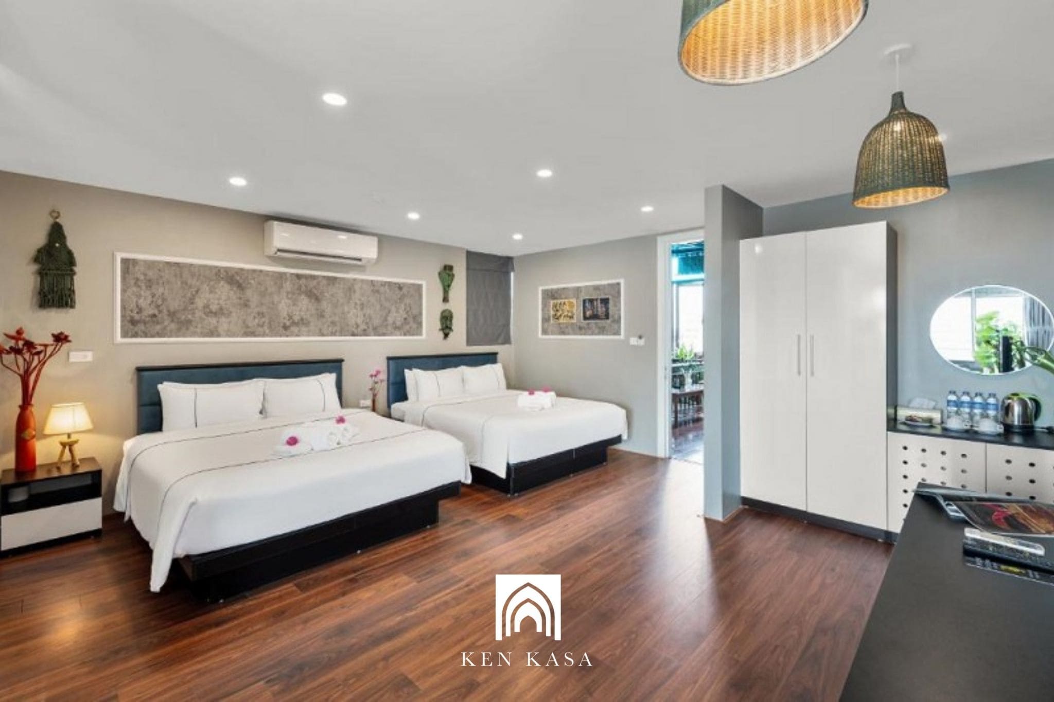 Nội thất ph&ograve;ng Family kh&aacute;ch sạn